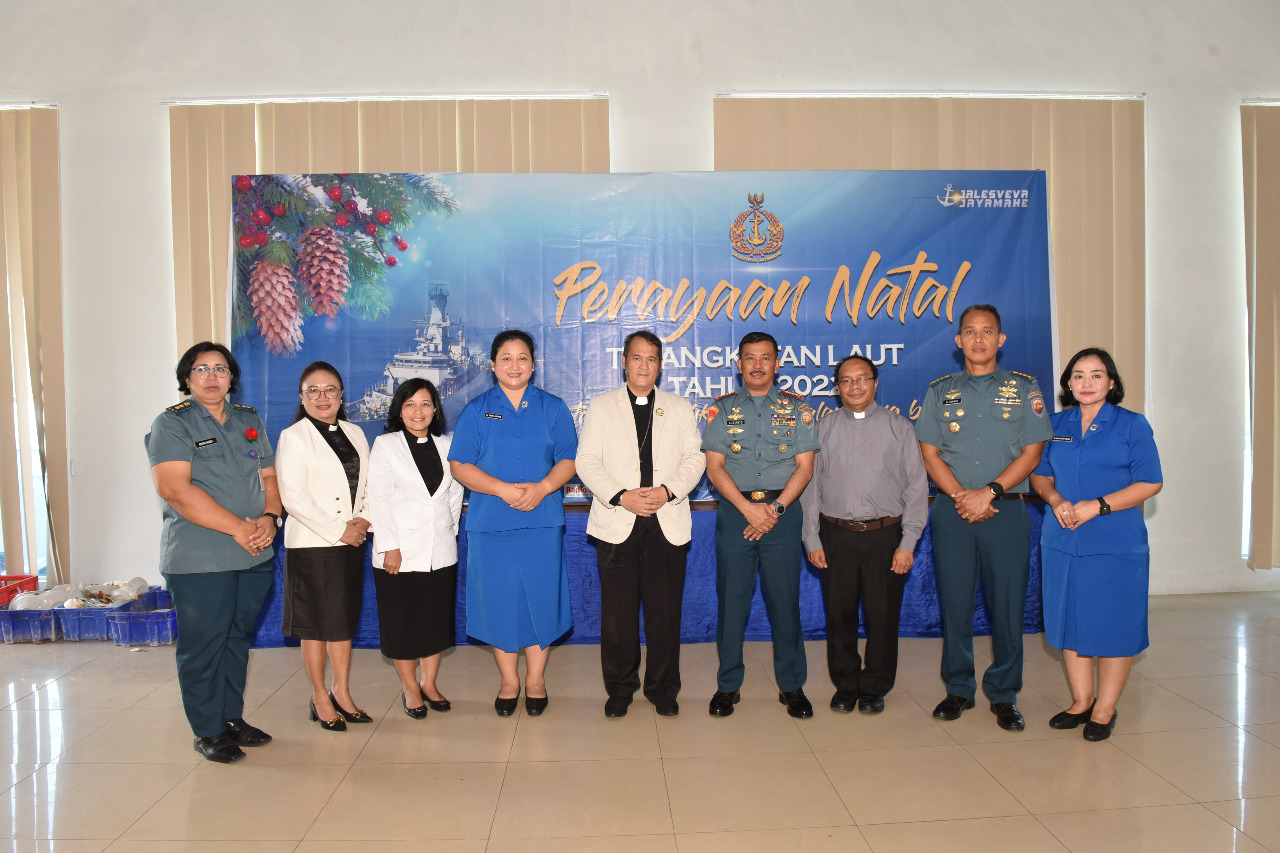 Personil Kristiani Lantamal I Laksanakan Perayaan Hari Natal Tahun 2022