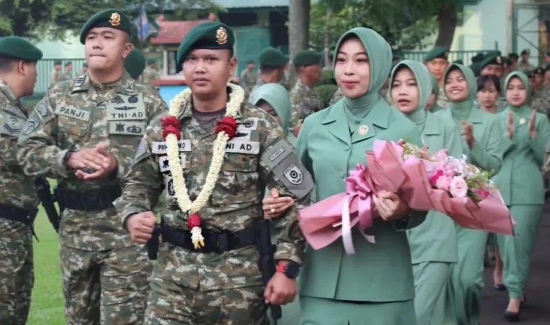 Sambut Wadanyon Baru, Yonarmed 10 Kostrad Adakan Tradisi Satuan