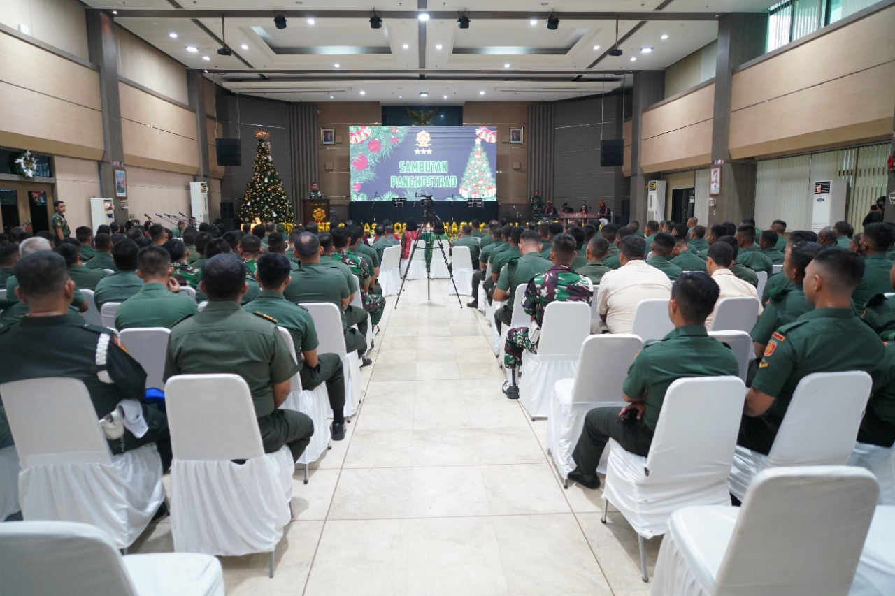 Panglima Kostrad Letjen TNI Maruli Simanjuntak, M.Sc., Rayakan Natal Bersama Warga Kristiani Kostrad Se-Jabodetabek Tahun 2022