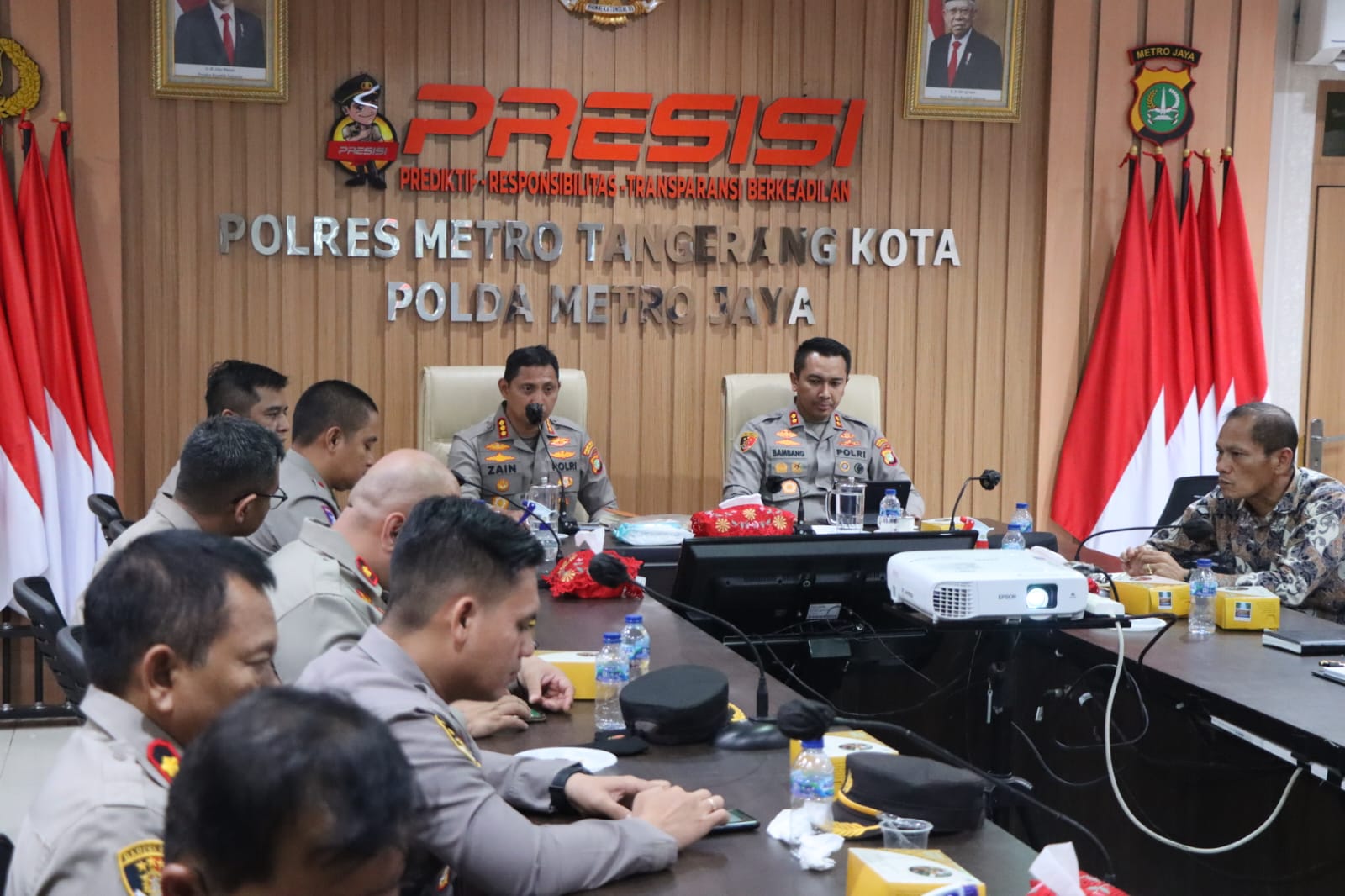 Polres Metro Tangerang Kota Rakor Pengamanan Perayaan Imlek 2574