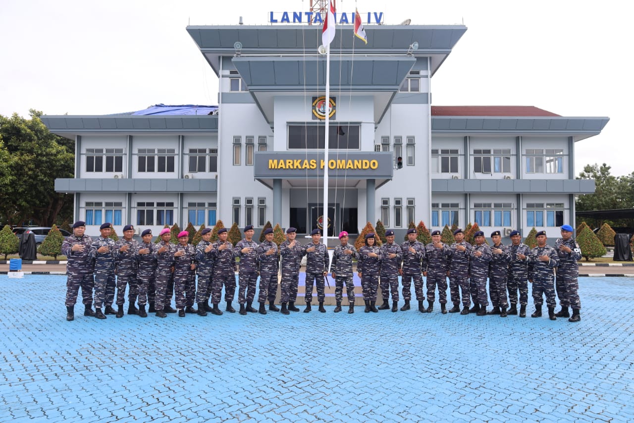 Danlantamal IV Pimpin Upacara Penyerahan Jabatan Wadan Lantamal IV