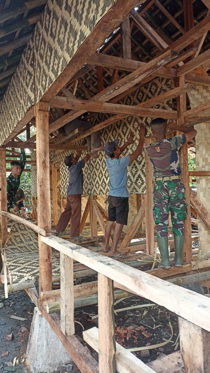 Pasca Kebakaran, Ponpes Daruddaroen Dibangun Kembali Kodim 0602/Serang