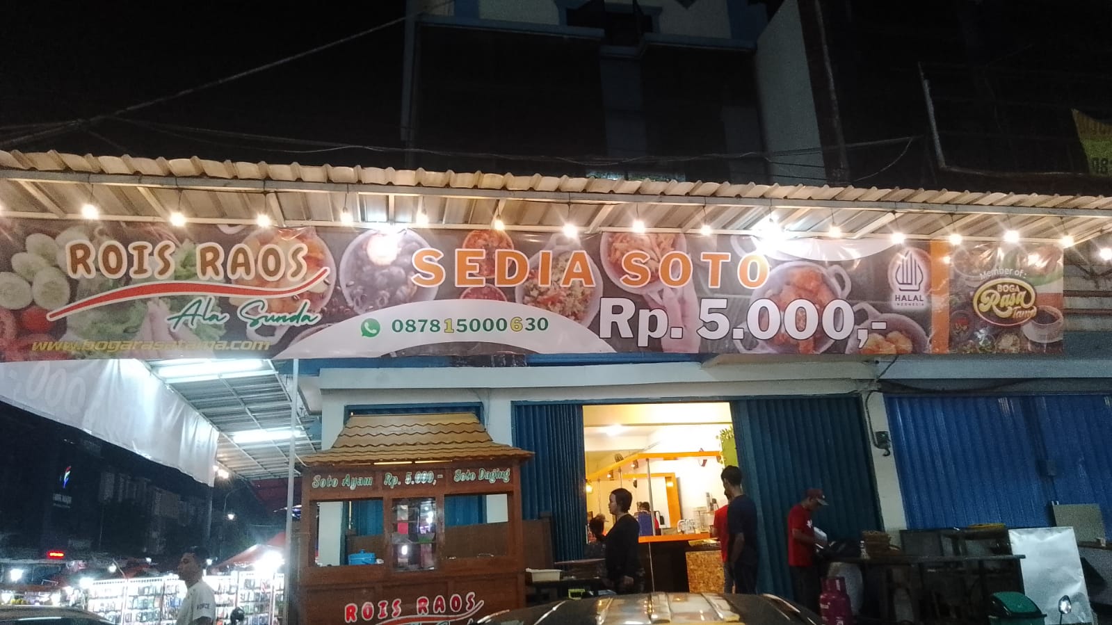 Grand Opening Soto Ayam dan Daging Rois Raos Cuma Rp 5.000,- Permangkok di Duta Plaza Taman Cibodas Tangerang