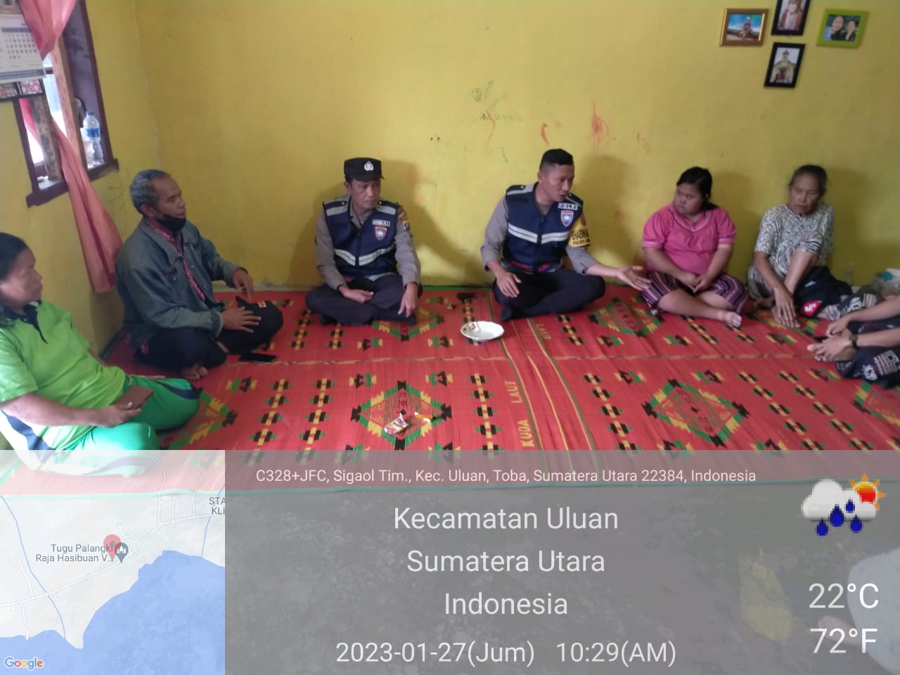 Giat Jumat Curhat, Polsek Lumbanjulu Dialog Bersama Warga