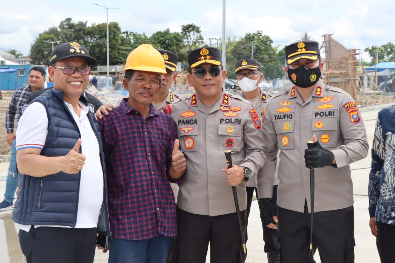 Kapolda Sumut Bersama Rombongan Melaksanakan Peninjauan Pembangunan Lokasi F1 H2O
