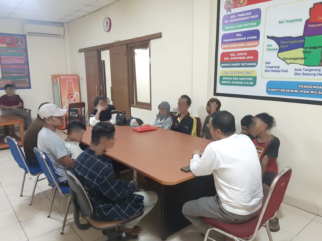 Polisi Sektor Pinang Polres Metro Tangerang Kota Membina 4 Remaja Diduga Hendak Tawuran, Ini Alasannya