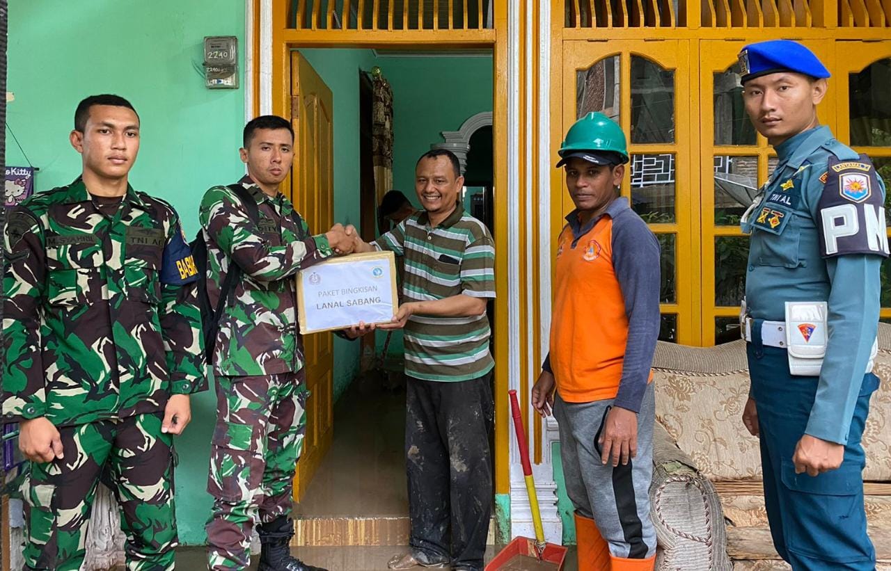 Lanal Sabang Aksi Cepat Tanggap Darurat Akibat Cuaca Ekstrim Wilayah Sabang