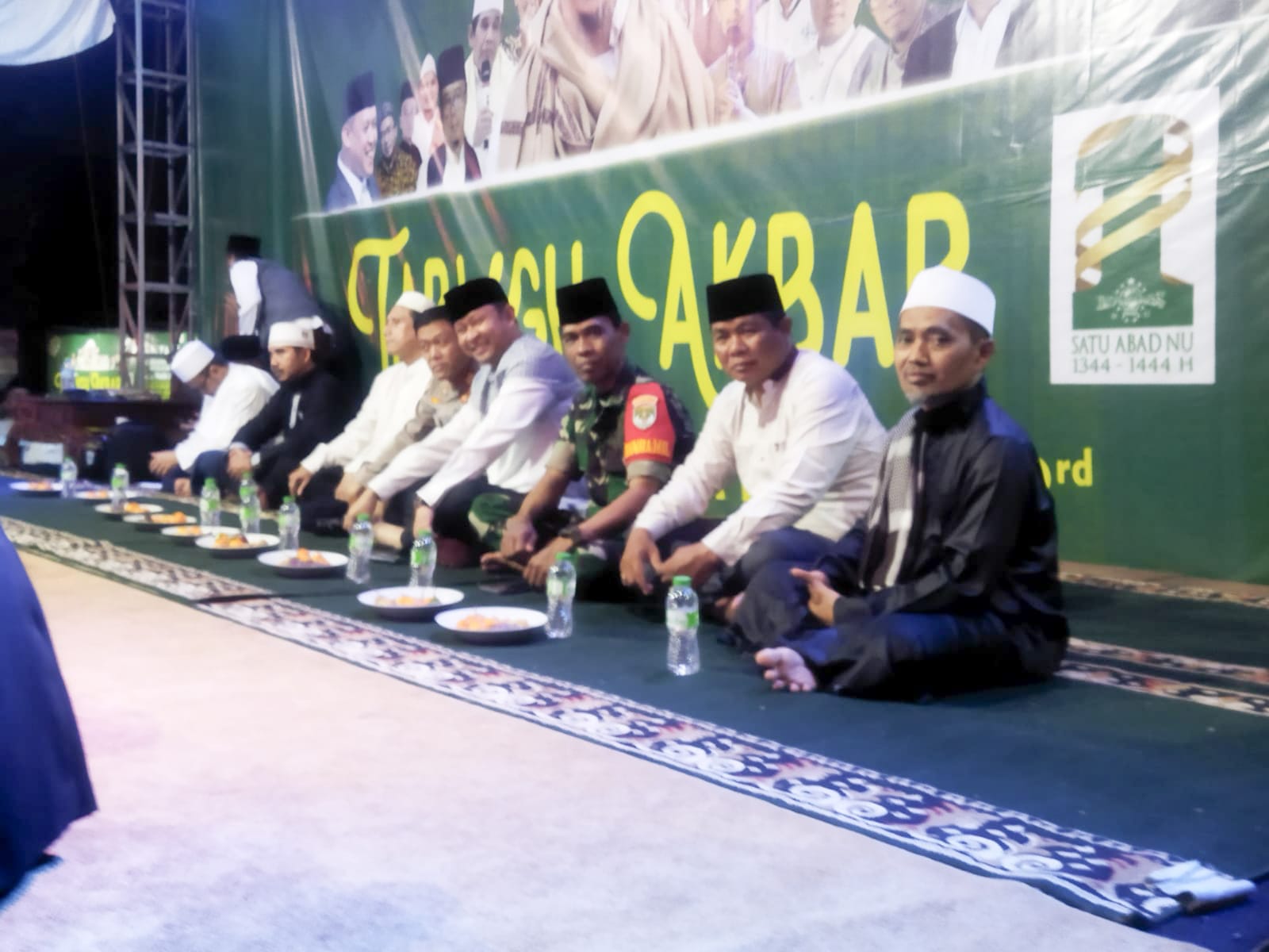 Jalin Komunikasi Sosial Dengan Warga, Danramil 05/Bantargebang Hadiri Kegiatan Tabligh Akbar