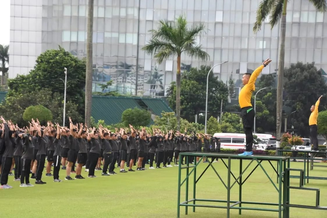 Senam Perdana SKJ 88 Ramaikan Markas Kodam Jaya/Jayakarta