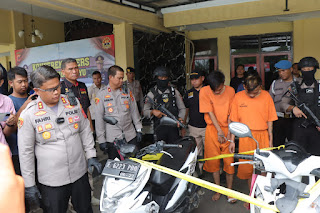Beraksi di 16 Lokasi, Dua Residivis Curanmor Dihadiahi Peluru