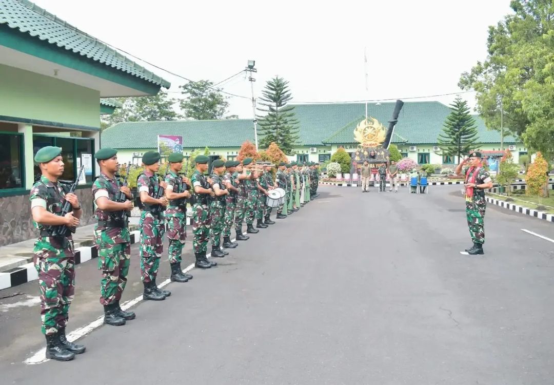 Danbrigif Raider 9 Kostrad Letkol Inf M. Fuad Suparlin, S.I.P., M.Tr Han Kunjungan Kerja di Yonif Raider 509 Kostrad