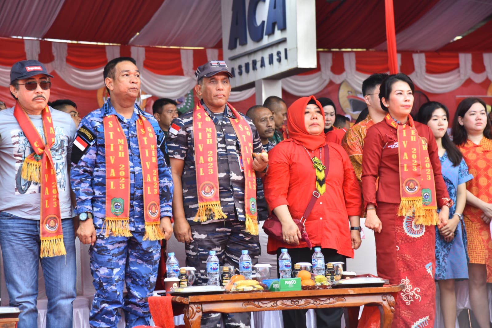 Danlantamal XII Pontianak Hadiri Acara Perayaan Imlek 2574 dan Cap Go Meh Singkawang 2023