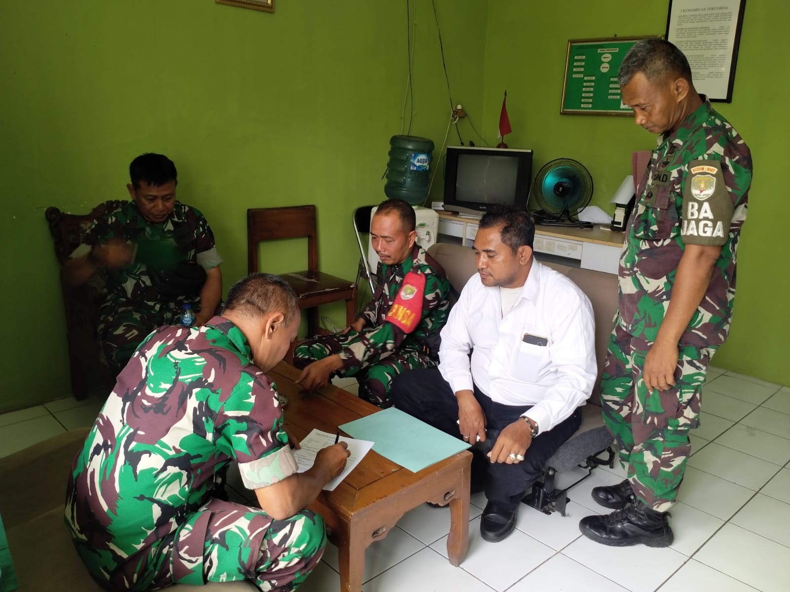 Kodim 0507/Bekasi lakukan verifikasi Koramil 03/Teluk Pucung Jelang Serah Terima Danramil