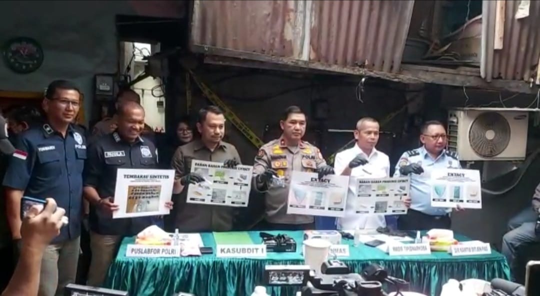 Dapur Ekstasi Sengaja Dibikin di Slum Area Jakpus Agar Sulit Dipantau