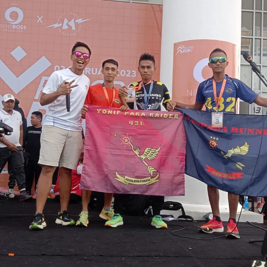 Borong Kategori Juara Lari, Atlet Divisi 3 Kostrad Harumkan Nama Satuan