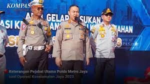 Polda Metro Jaya Gelar Operasi Keselamatan Jaya 2023