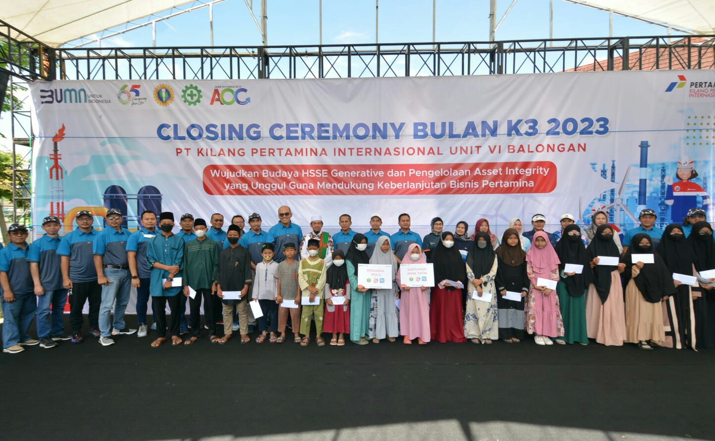 Santuni Anak Yatim & Doa Bersama, PT KPI Unit VI Balongan Untuk TBBM Plumpang