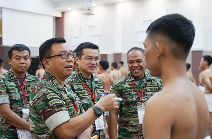 Sidang Parade Calon Tamtama PK TNI AD Sumber Reguler dan Keagamaan Gel I TA 2023 Tingkat Panda Kodam Jaya