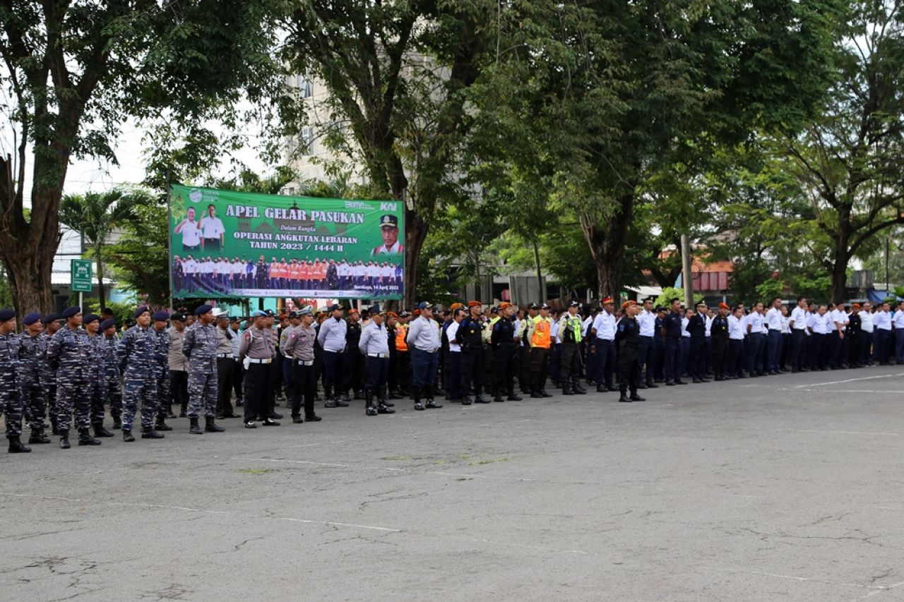 Apel Pasukan Angkutan Lebaran 2023, KAI Daop 8 Surabaya Siap Melayani Pelanggan Secara Maksimal