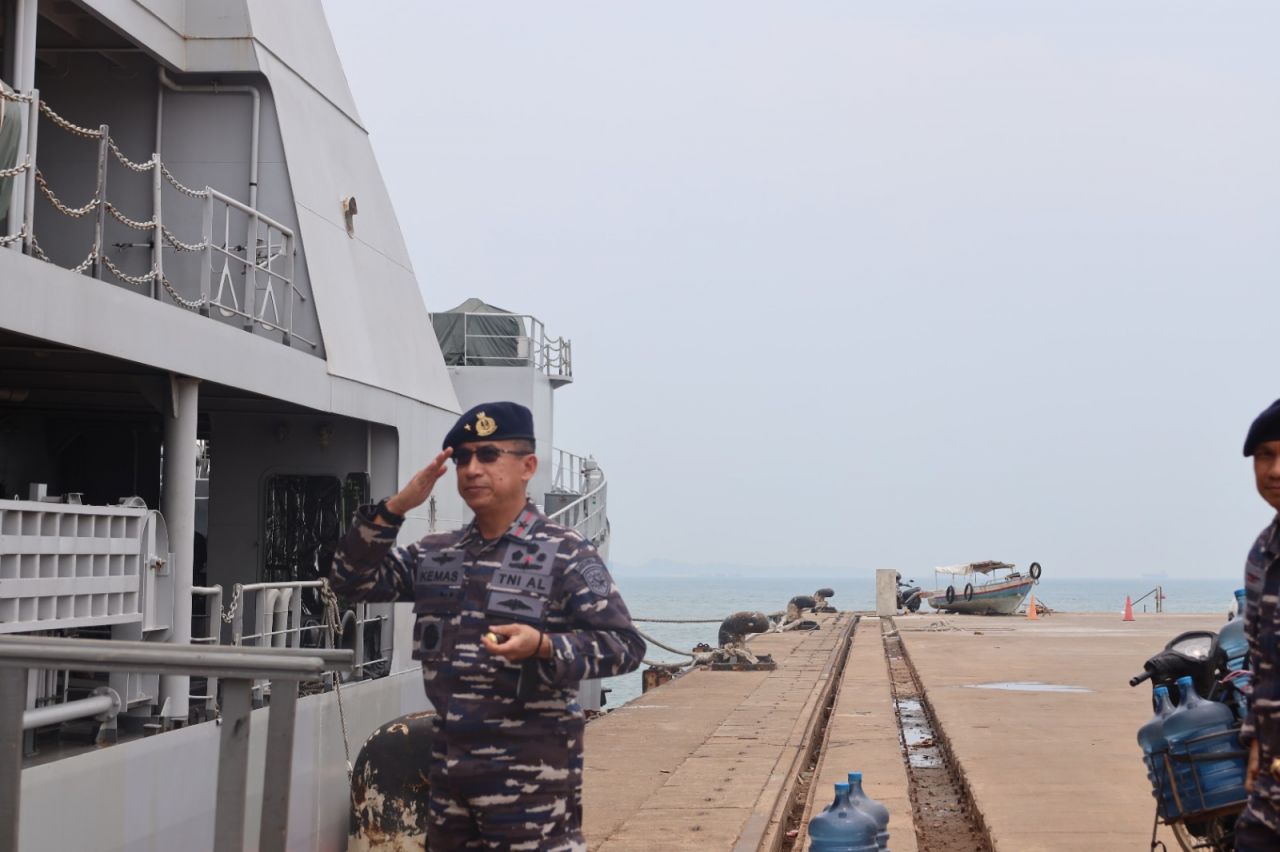 Danlantamal IV Lepas 5 Kapal Perang Satgas Operasi Trisila 2023 Untuk Lanjutkan Tugas