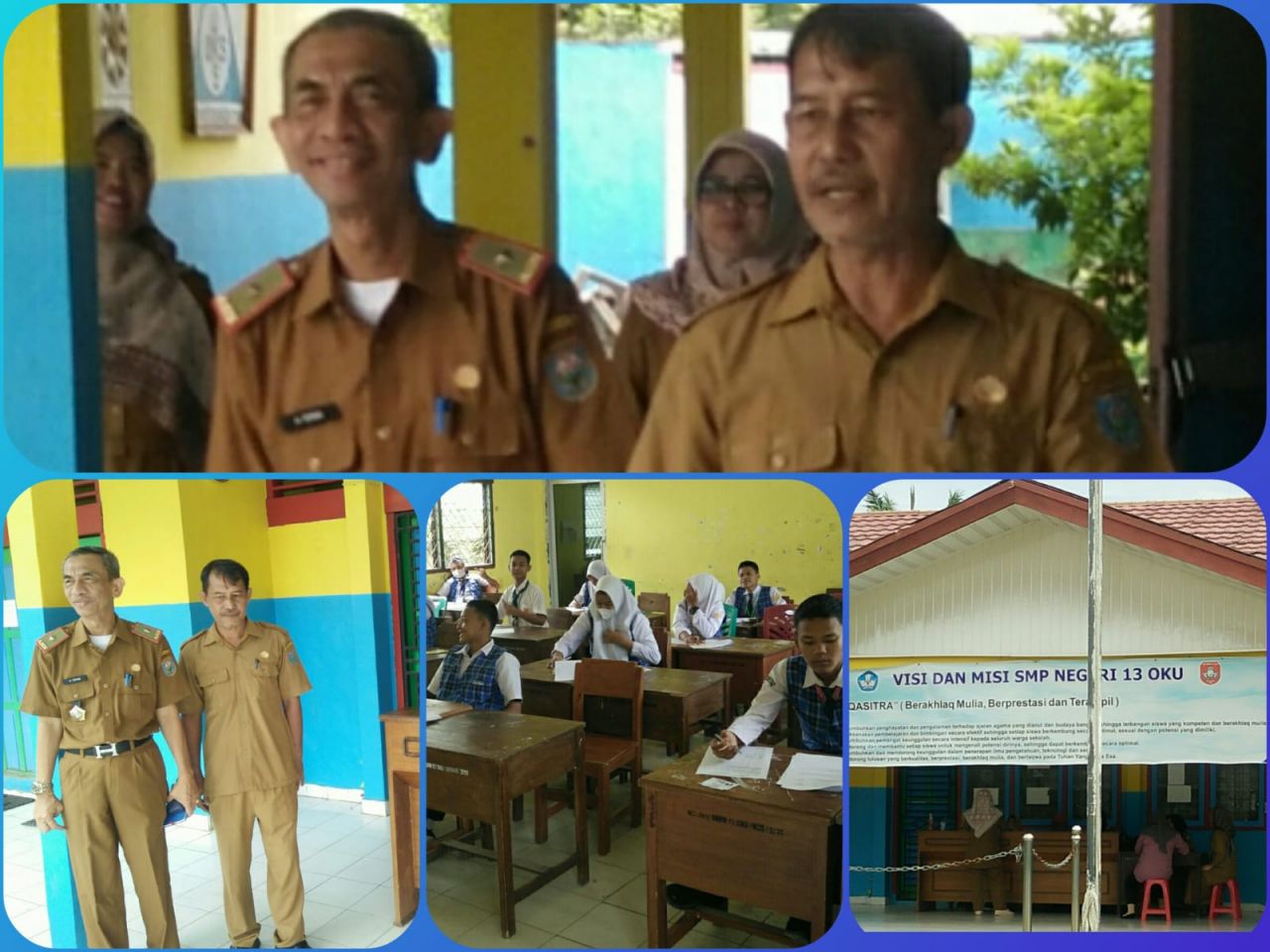 Kepala Dinas Pendidikan OKU Melaksanakan Giat Kunjungan Kerja ke SMP di Kabupaten OKU