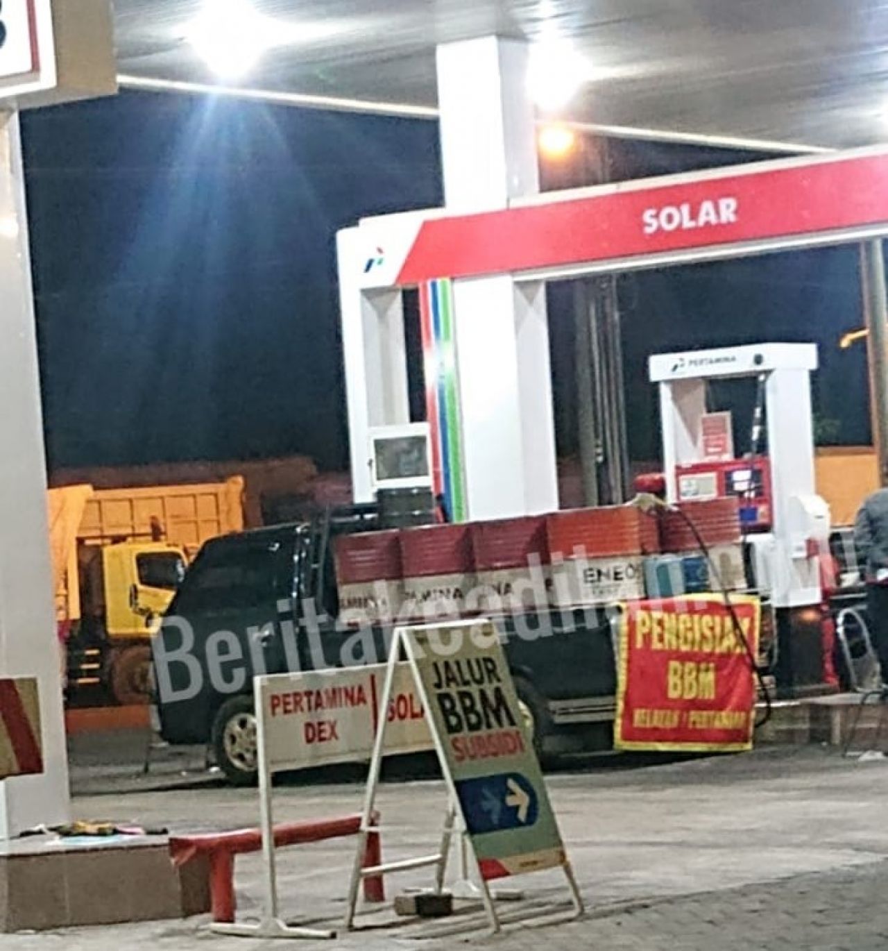 Dugaan Penyalahgunaan BBM Bersubsidi di SPBU Kemantren Paciran, Apakah Polres Lamongan Kecolongan ?