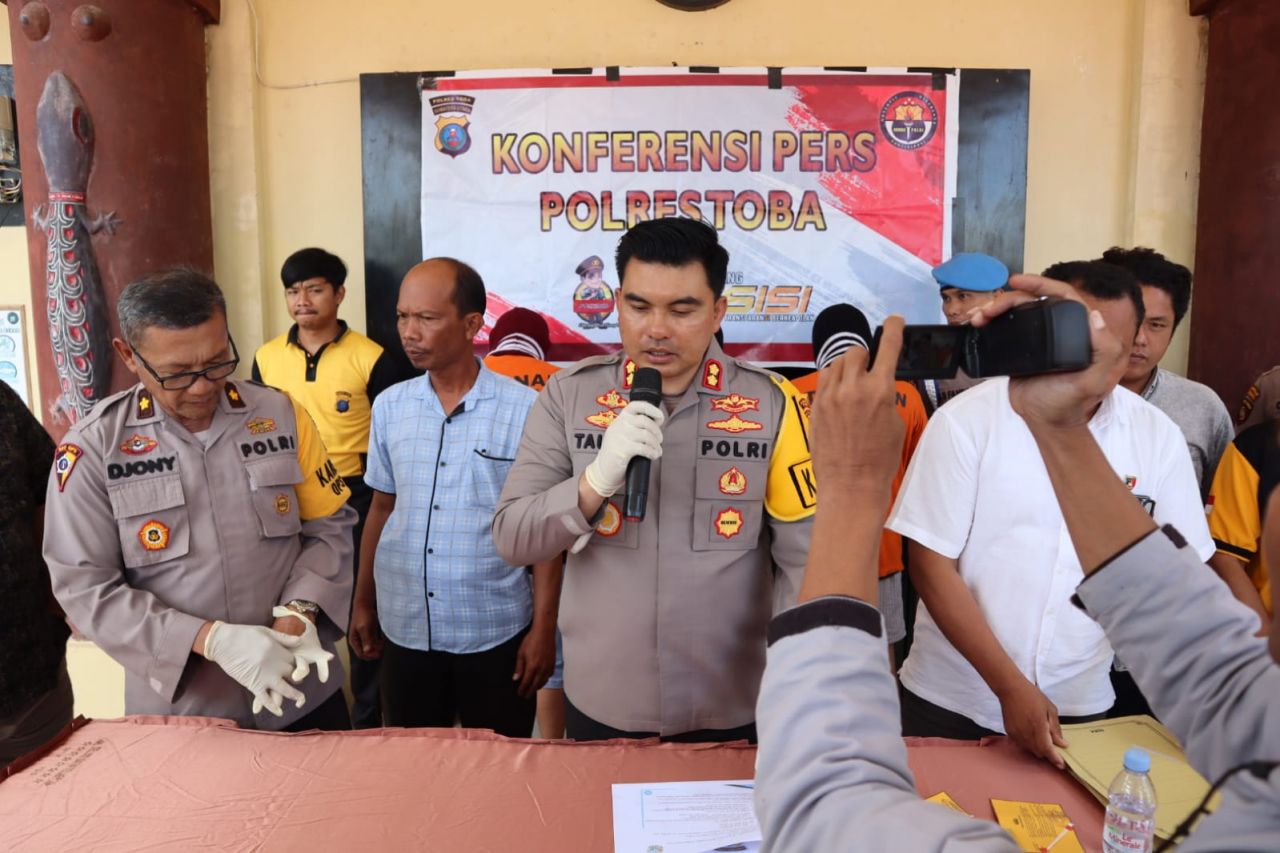 Polres Toba Tangkap Tersangka Pengedar Narkoba