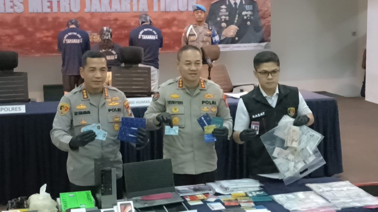 Polres Metro Jakarta Timur Bongkar Penipuan Online Berkedok Kerja Paruh Waktu