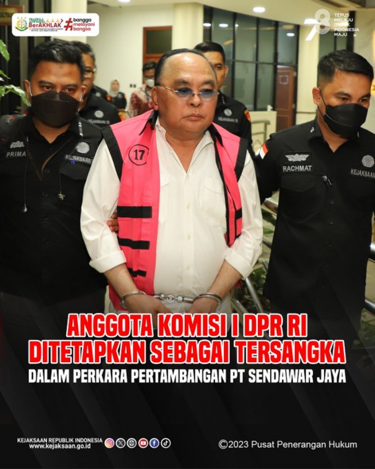 Anggota Komisi I DPR RI, Ismail Thomas sekaligus politikus PDI P