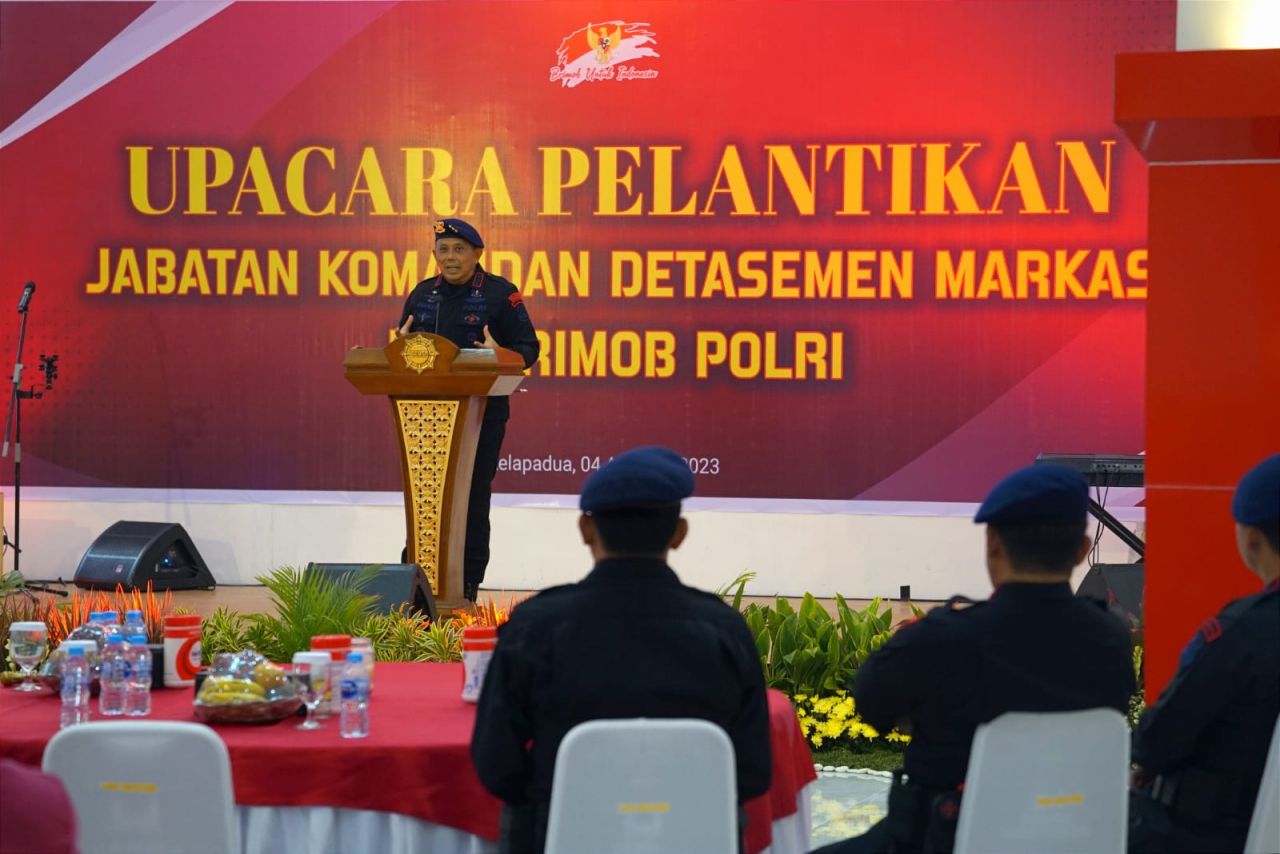 Rotasi Jabatan Komandan Detasemen Markas Korbrimob Polri