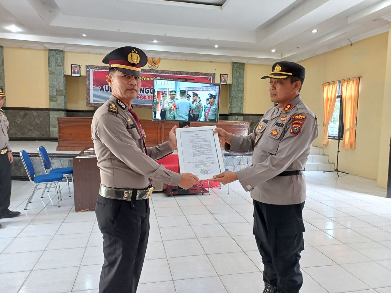 IPTU Libertius Siahaan Resmi Jabat Kasat PAM Obvit Polres Toba