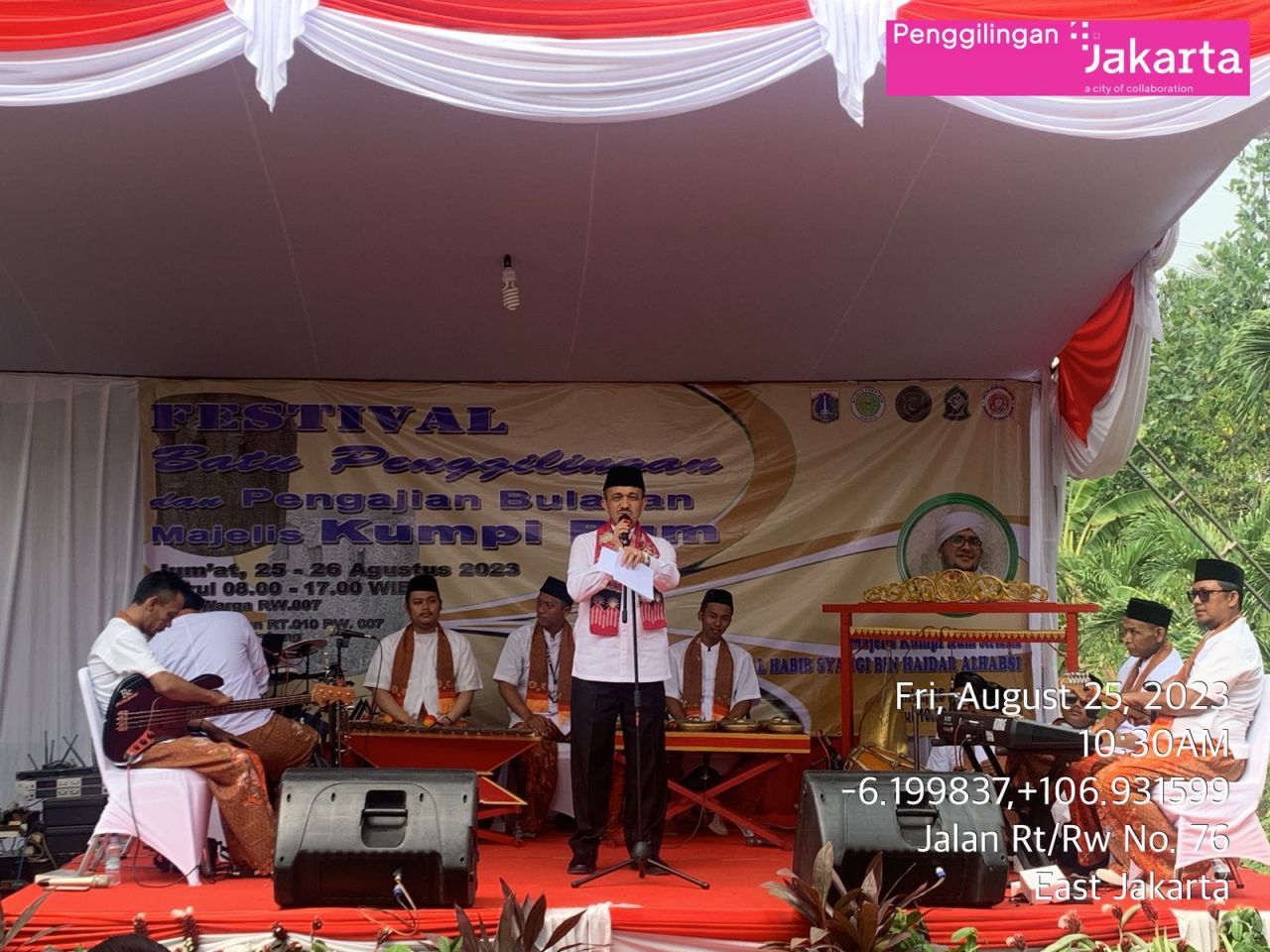 Walikota Jakarta Timur M. Anwar Buka Secara Resmi Festival Batu Penggilingan 2023