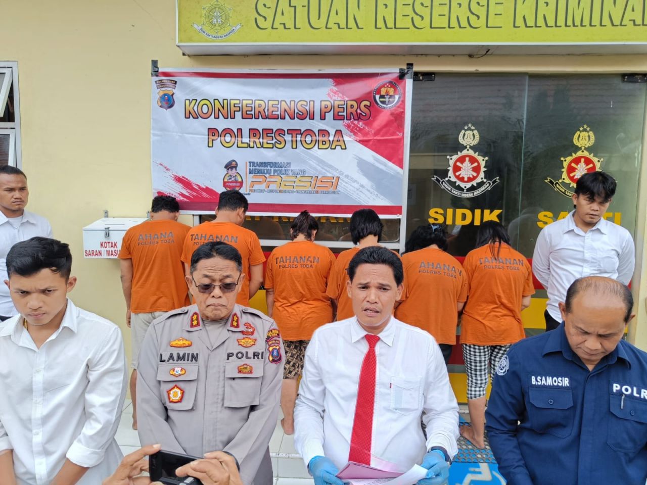 Polres Toba Ungkap Kasus Komplotan Enam Orang Pencuri Profesional