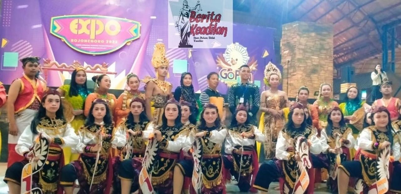 Tampilkan Seni Tari dan Gamelan, SMPN 1 Baureno Meriahkan Bojonegoro Expo 2023