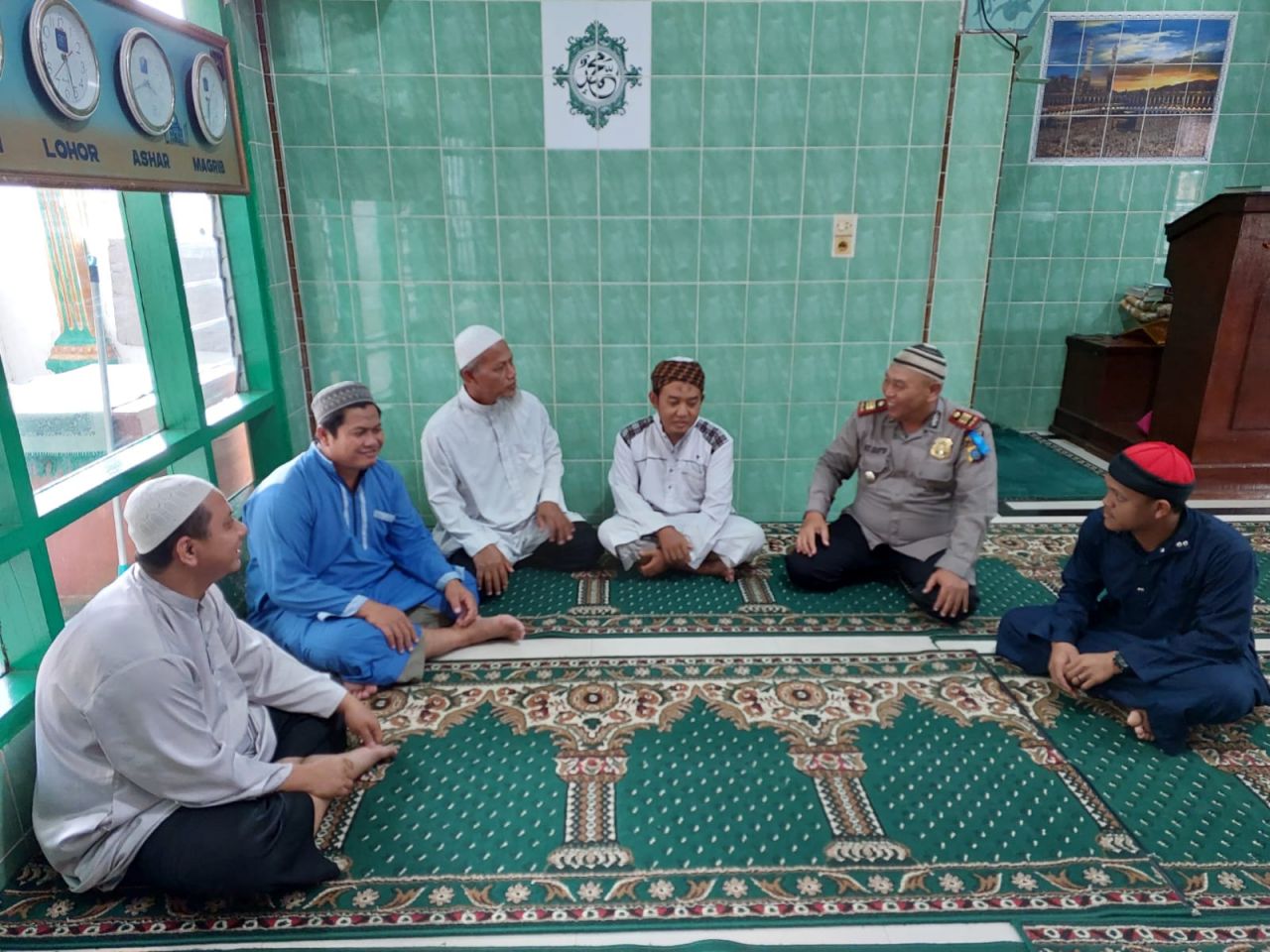 Kapolsek Laguboti AKP Agus Sucipto Melaksanakan Kegiatan Cooling System