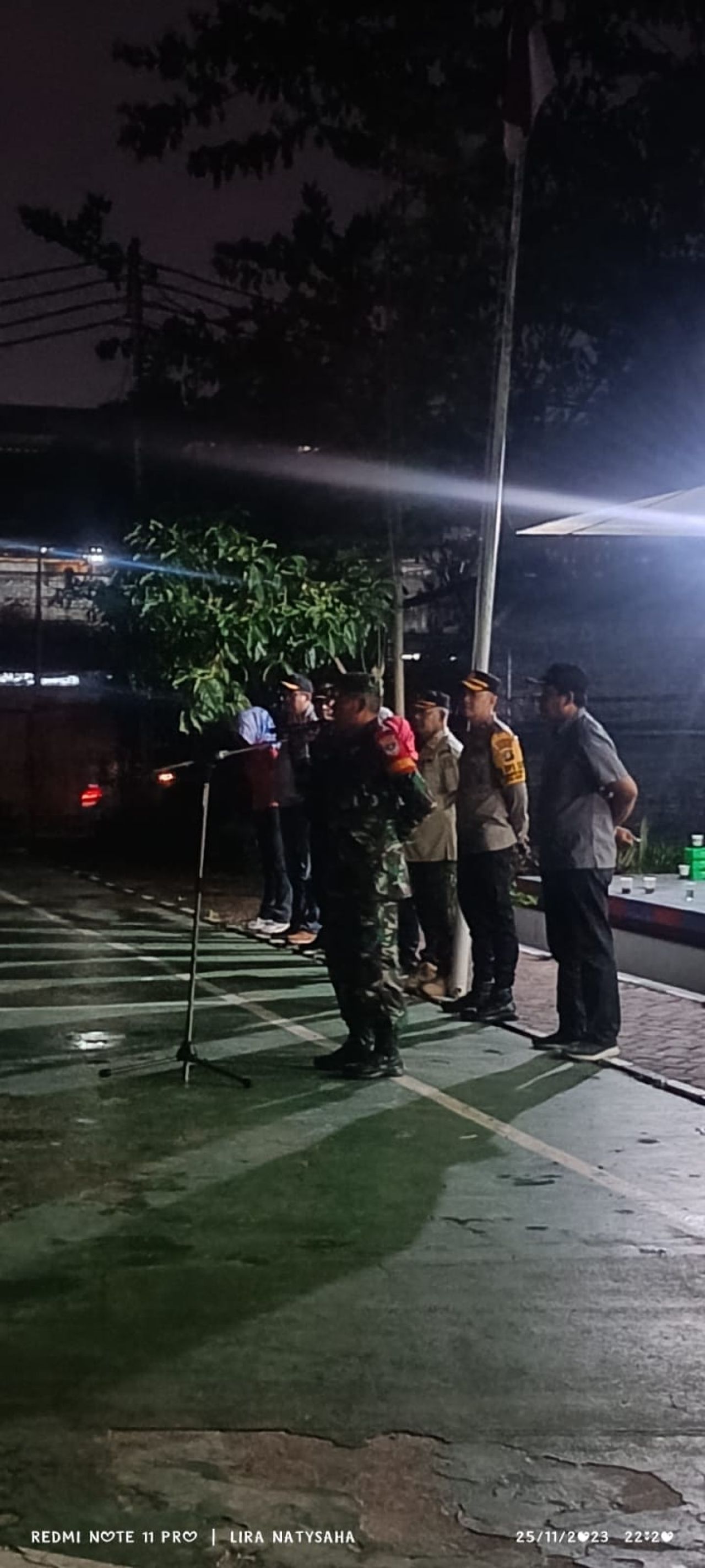 Antisipasi Kantibmas, 4 Pilar Kecamatan Cakung, Gelar Apel Cipkon Pam Siskamling