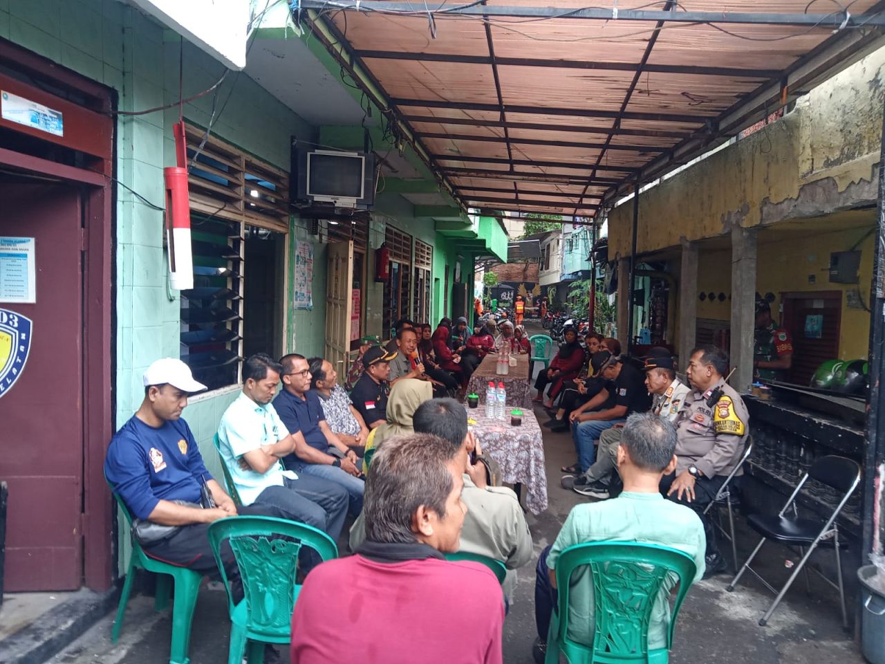 Cooling System, Bhabinkamtibmas Gunung Sahari Memberikan Himbauan