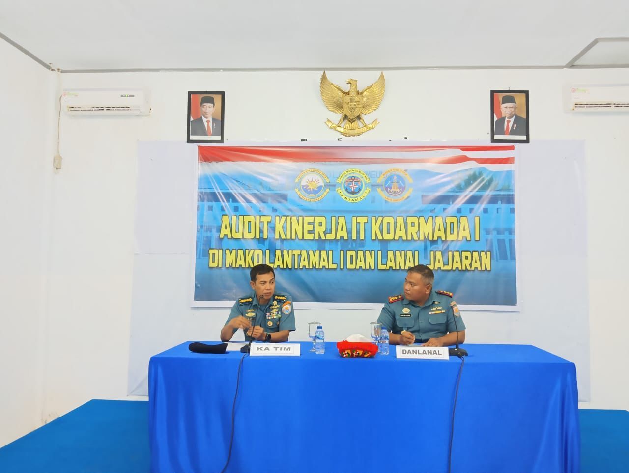 Lanal Simeulue Gelar Audit Kinerja Oleh Tim Audit It Koarmada I