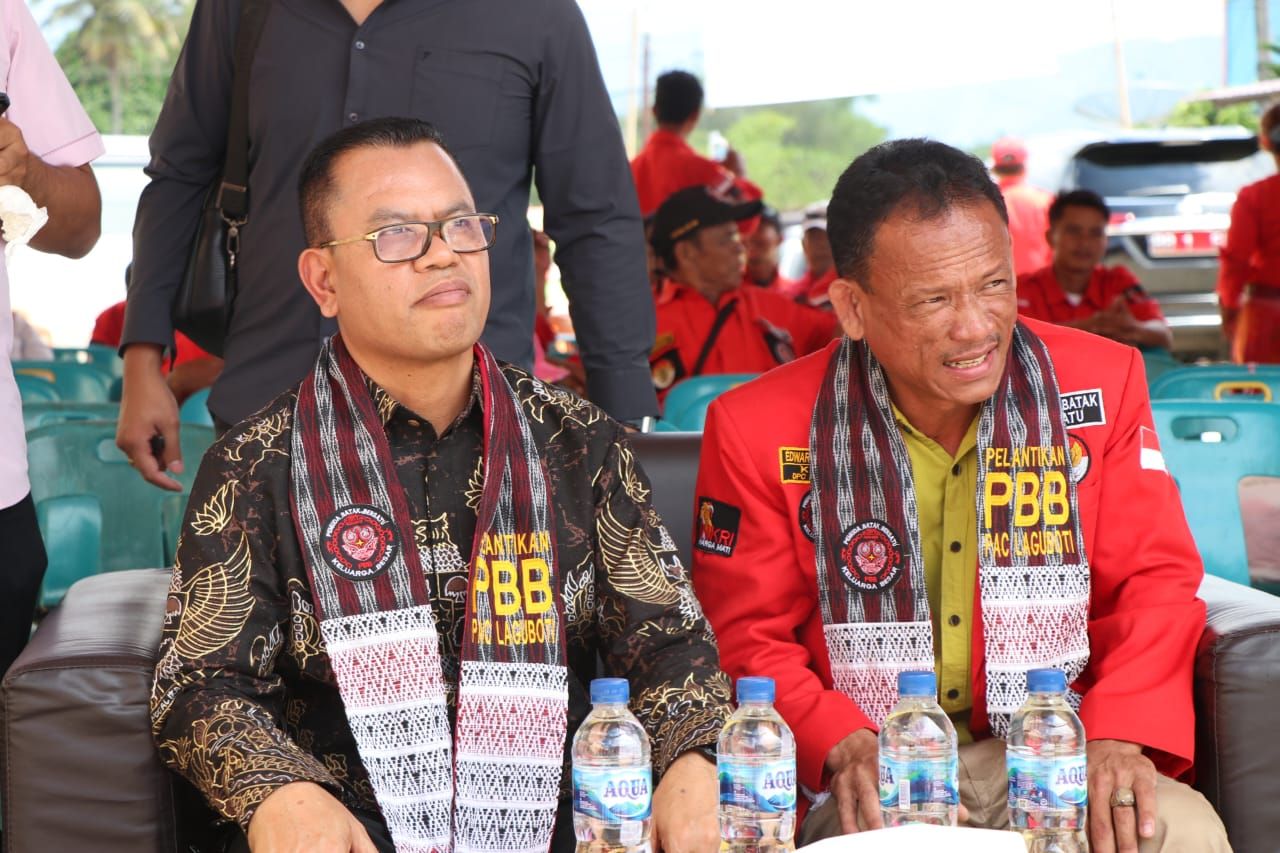 Pelantikan PAC PBB, Poltak Sitorus Harap PBB Wujudkan Pemuda Naraja