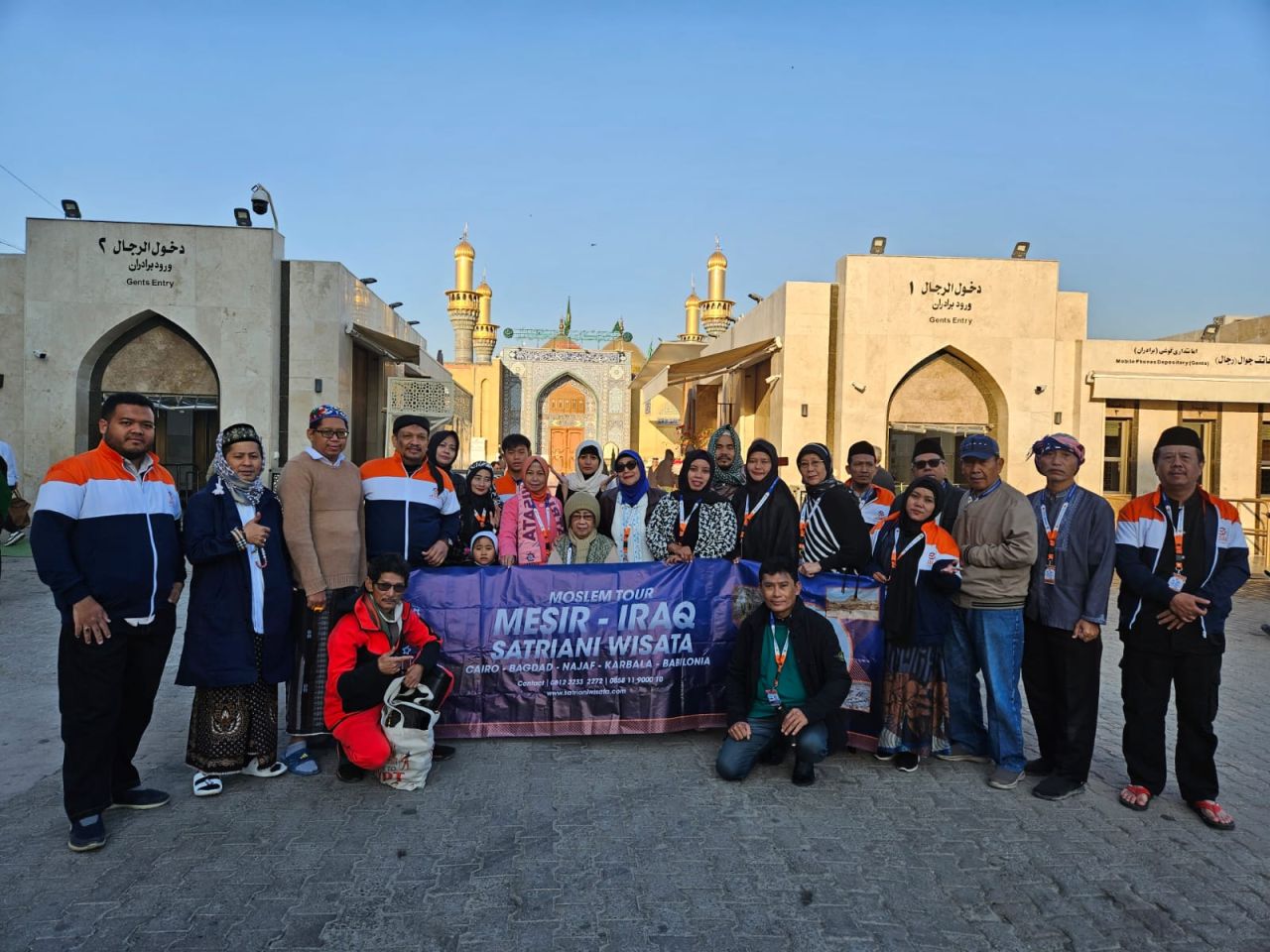 Satriani Wisata Tembus Irak, Ziarah ke Makam Cucu Rasulullah