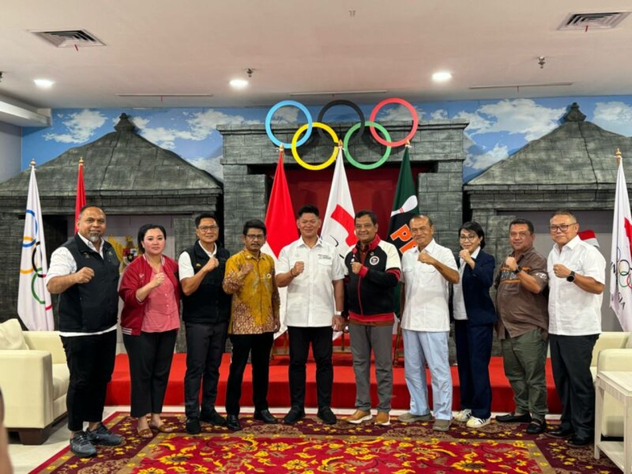 Disambut Hangat Raja Sapta Oktohari, Ketua Umum PBI Bicara Soal Boling Center