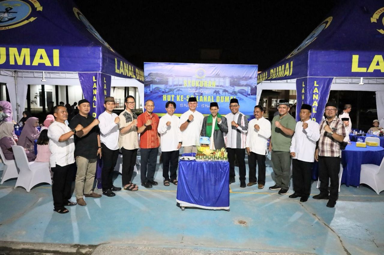 Buka Puasa Bersama dan Syukuran HUT Ke-59 Lanal Dumai