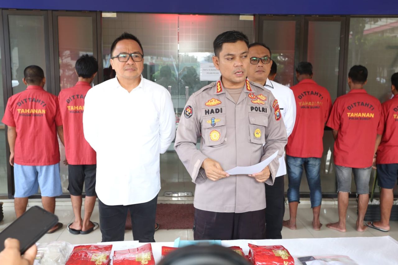 Polda Sumut Tuntut Mati 22 Pengedar Narkoba dan Sita Barang Bukti 1,3 Ton