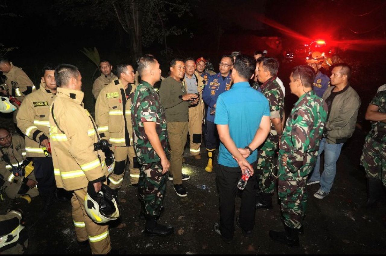 Pangdam Jaya Tinjau Meledaknya Gudang Munisi Daerah Paldam Jaya