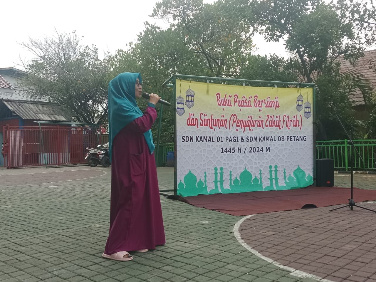 Kepsek SDN Kamal 01 Berkolaborasi Dengan Kepsek SDN Kamal 08 Gelar Buka Puasa Bersama