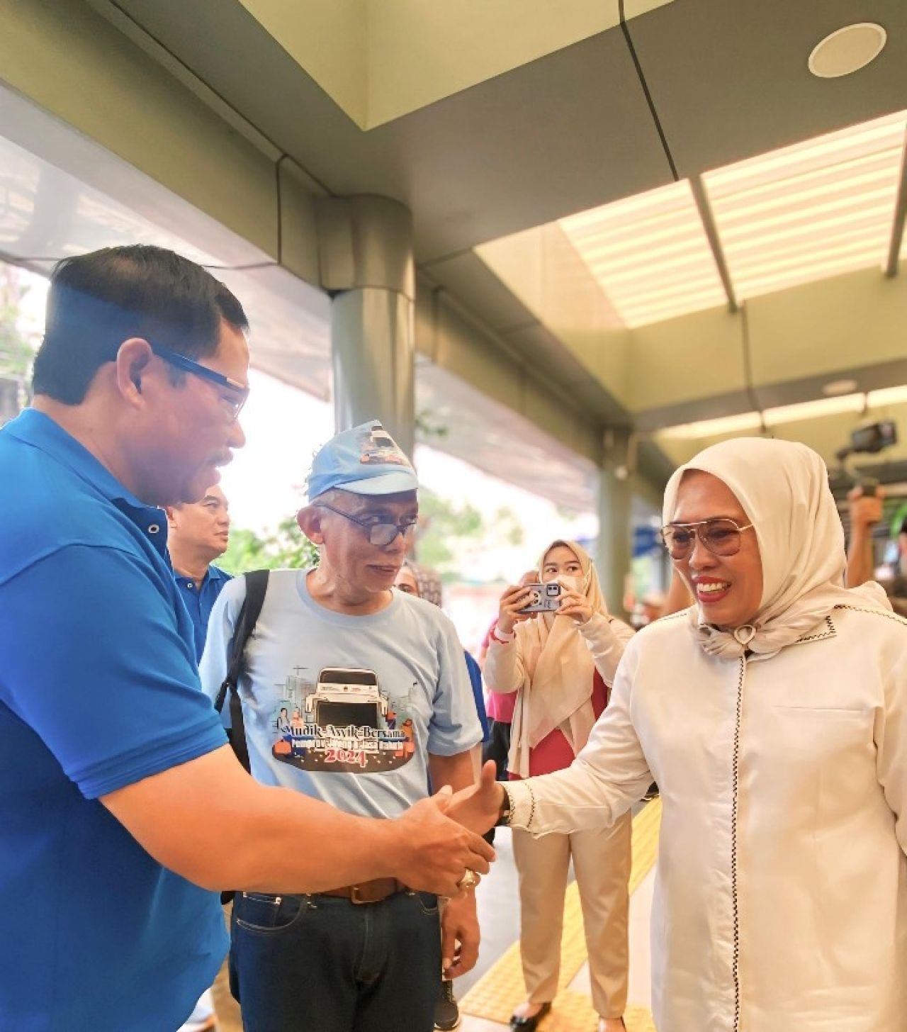 Eko Suwarni Turut Mendampingi PJ Gubernur Jateng, Melepas Mudik Gratis KA. Jaka Tingkir