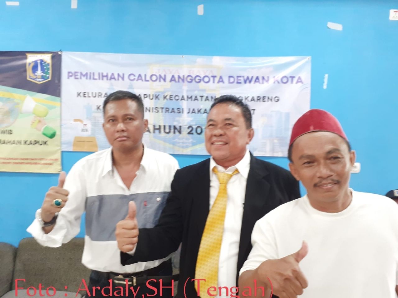 Ardaly Terpilih Sebagai Dewan Kota Kelurahan Kapuk Cengkareng Barat