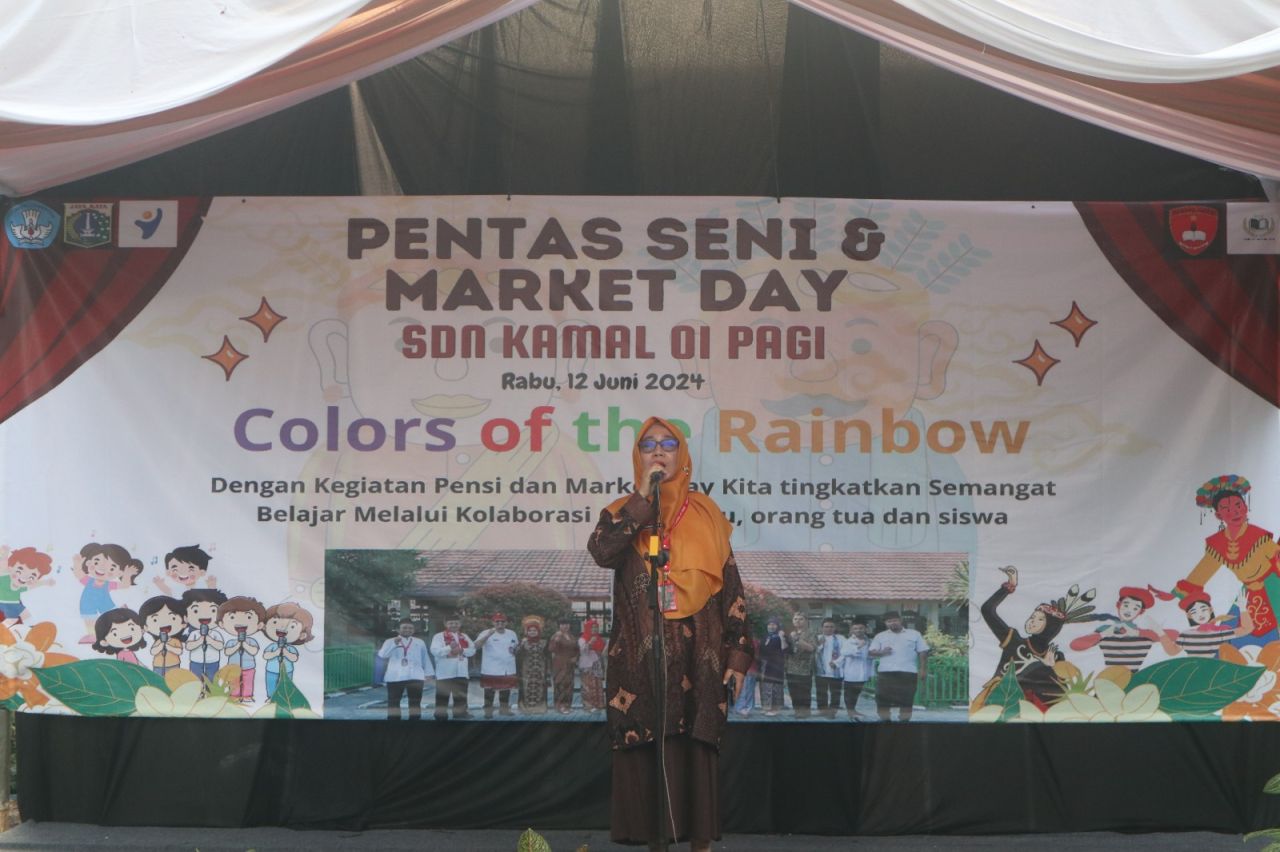 Tingkatkan Kemampuan Kewirausahan, Kepala SDN Kamal 01 Pagi Gelar Acara P5 Market Day