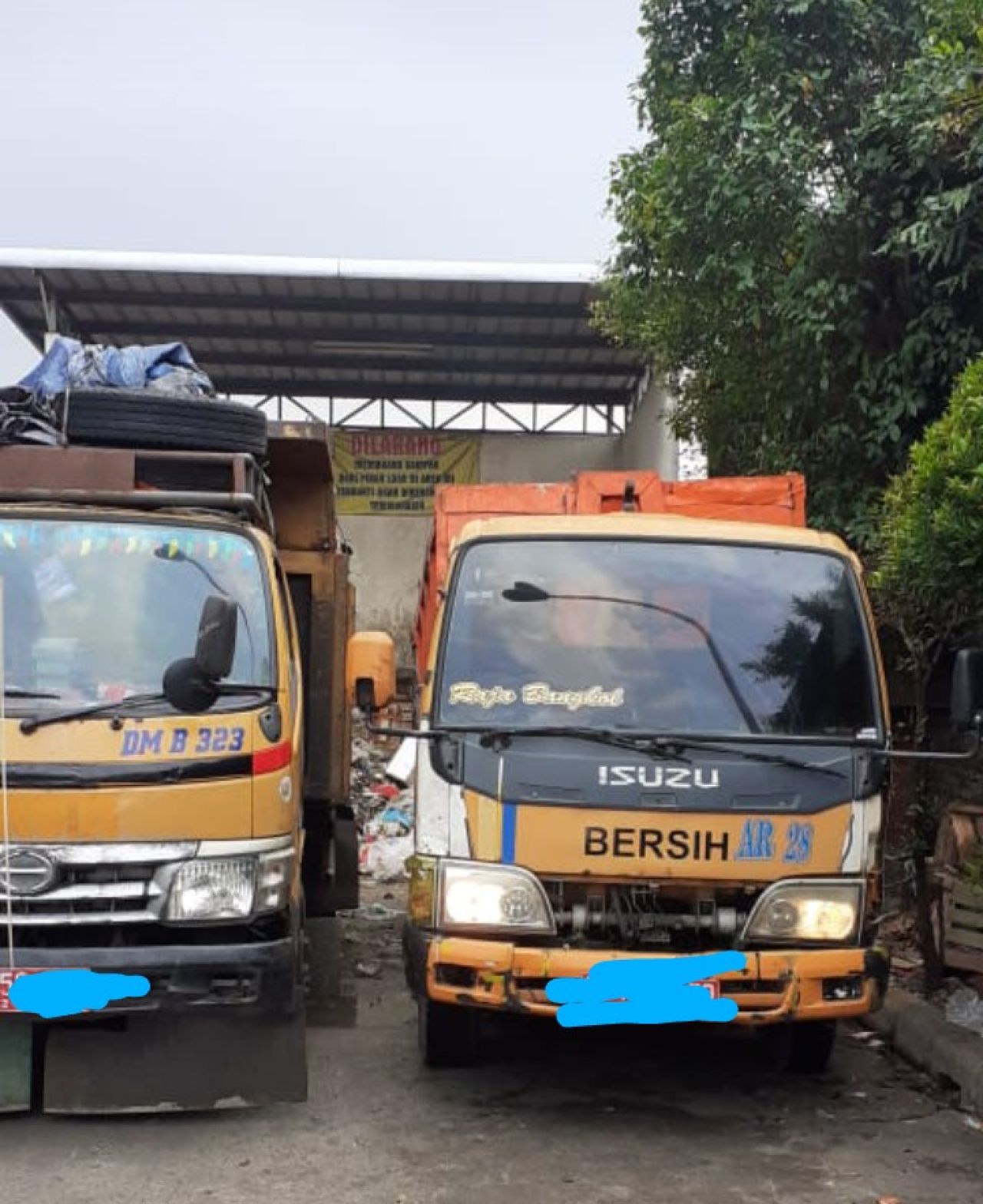 Gakum Satlantas Polres Metro Tangerang Kota Respon Cepat Amankan Pengemudi Truck Sampah