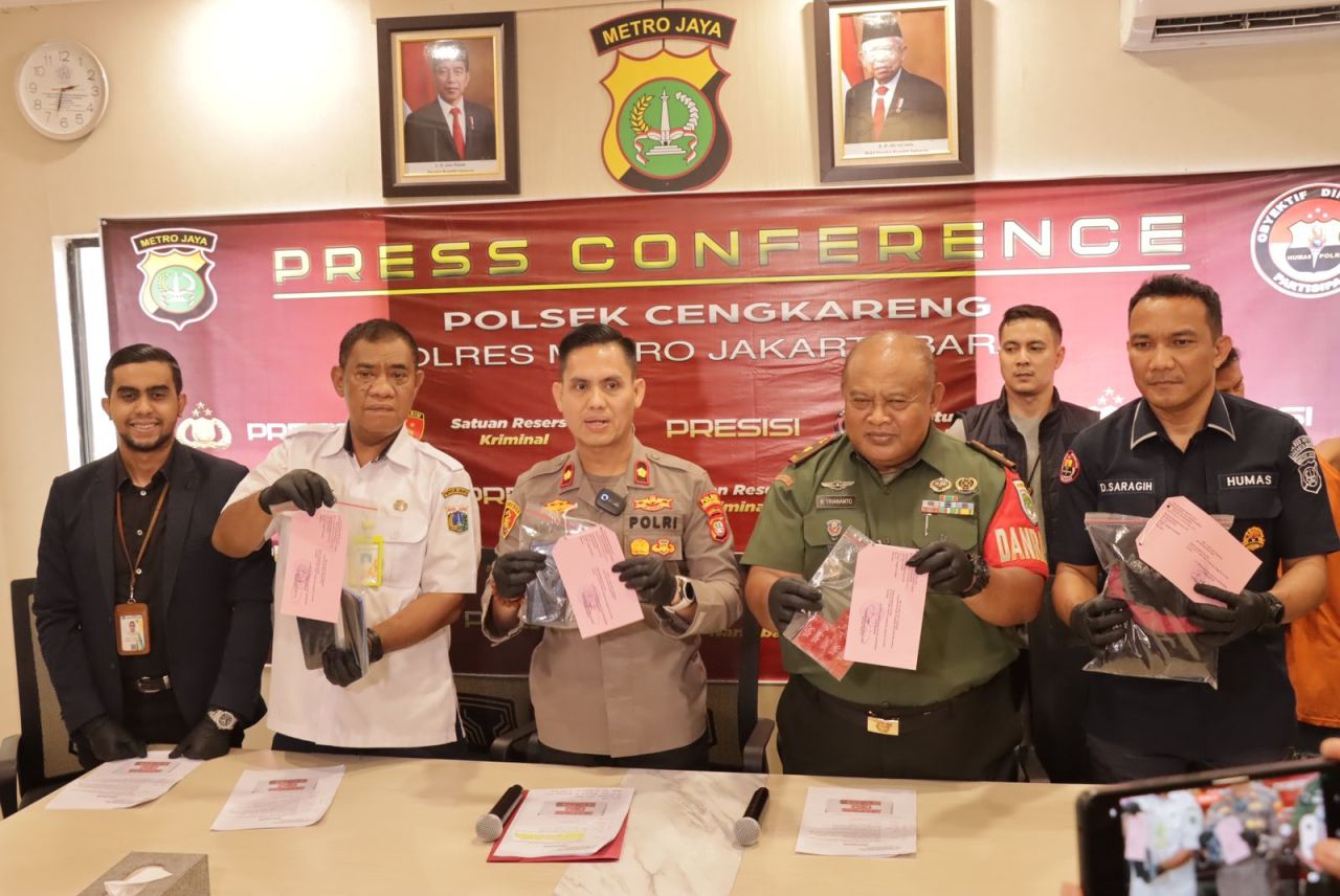 Polsek Cengkareng Amankan Dua Tersangka Eksploitasi Anak di Apartemen